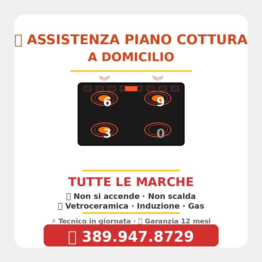 Piano Cottura